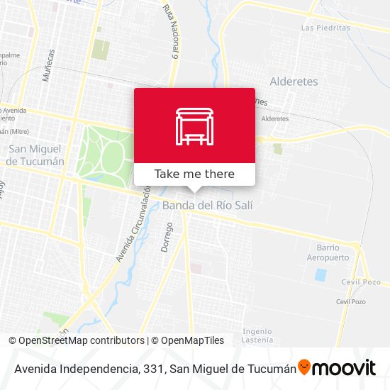 Avenida Independencia, 331 map