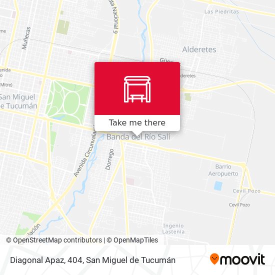 Mapa de Diagonal Apaz, 404