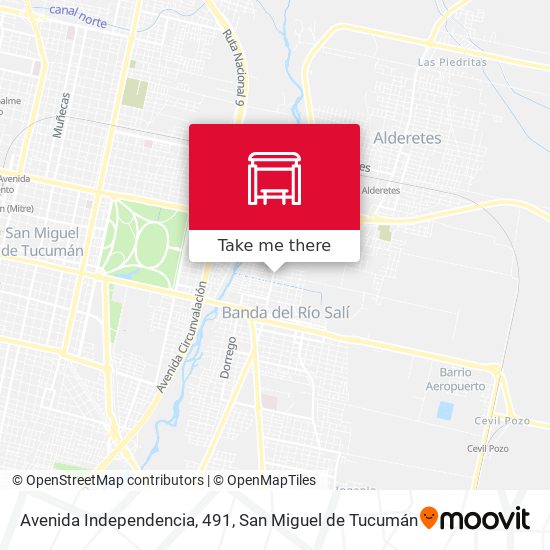 Avenida Independencia, 491 map