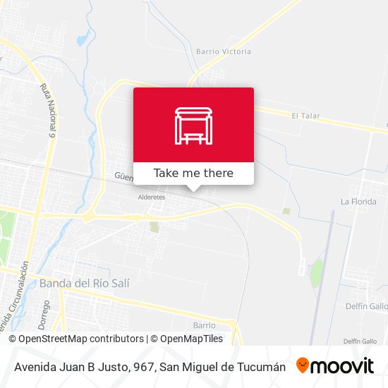 Avenida Juan B Justo, 967 map