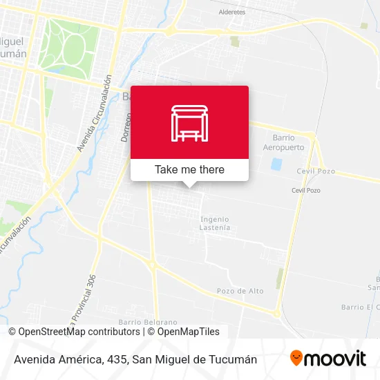 Mapa de Avenida América, 435