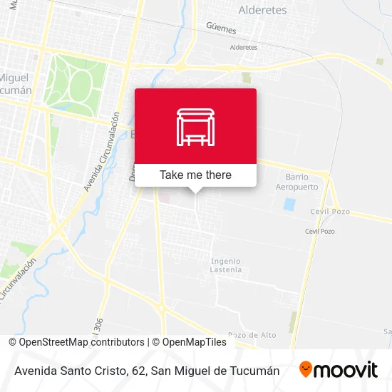 Mapa de Avenida Santo Cristo, 62