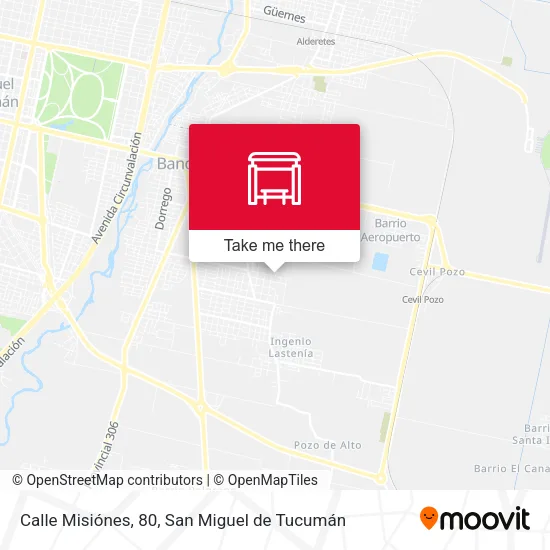 Mapa de Calle Misiónes, 80