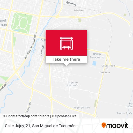 Mapa de Calle Jujuy, 21