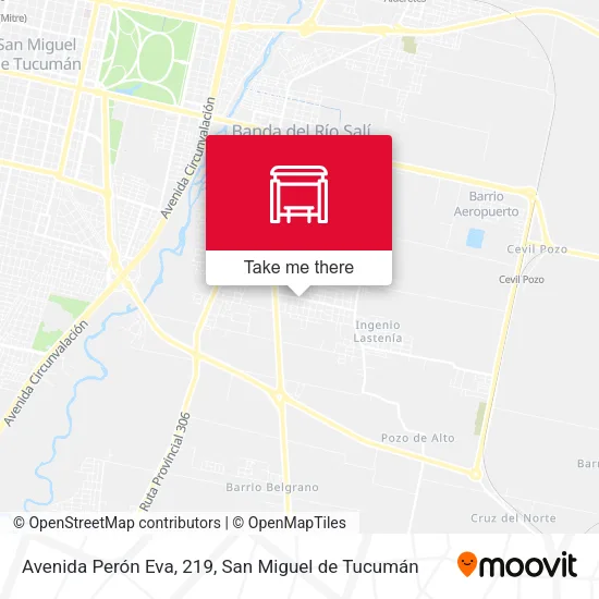 Avenida Perón Eva, 219 map