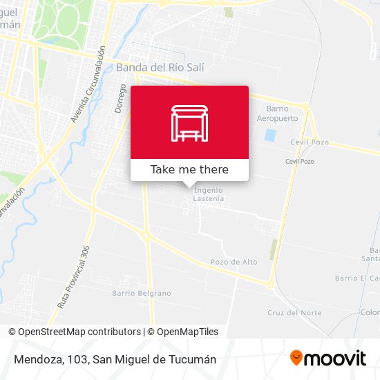 Mendoza, 103 map