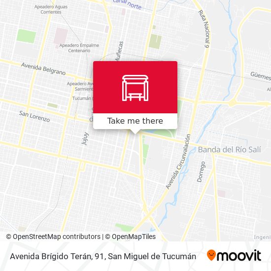 Avenida Brígido Terán, 91 map