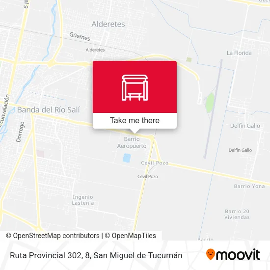 Ruta Provincial 302, 8 map