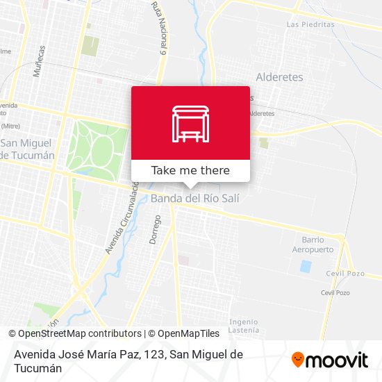 Avenida José María Paz, 123 map