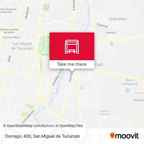 Dorrego, 400 map