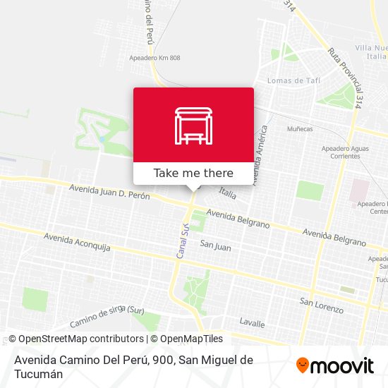 Avenida Camino Del Perú, 900 map