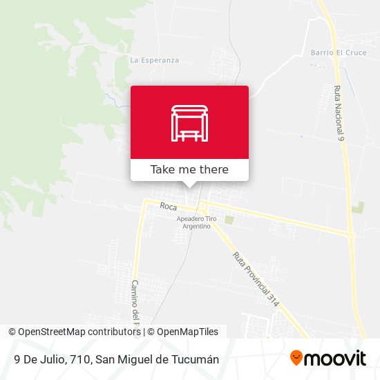 9 De Julio, 710 map