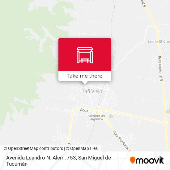 Avenida Leandro N. Alem, 753 map