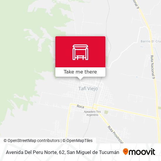 Avenida Del Peru Norte, 62 map