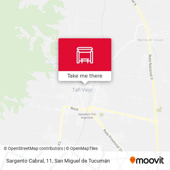 Sargento Cabral, 11 map