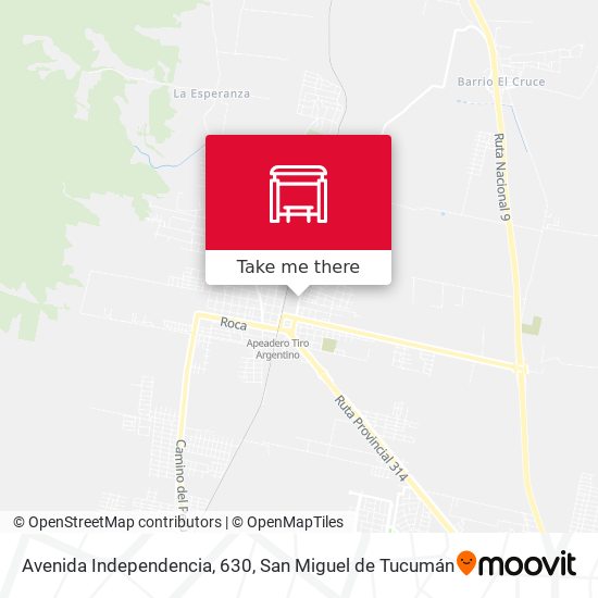 Avenida Independencia, 630 map