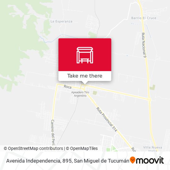 Mapa de Avenida Independencia, 895