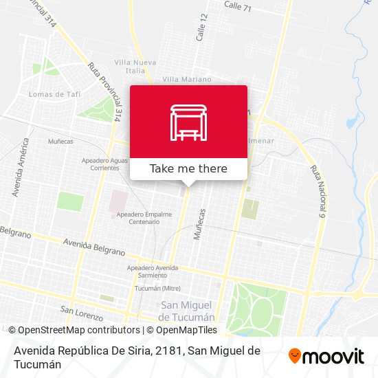 Avenida República De Siria, 2181 map
