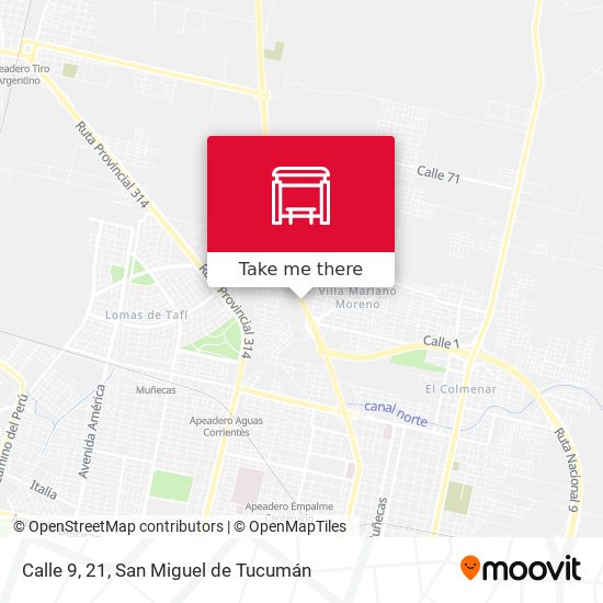 Mapa de Calle 9, 21
