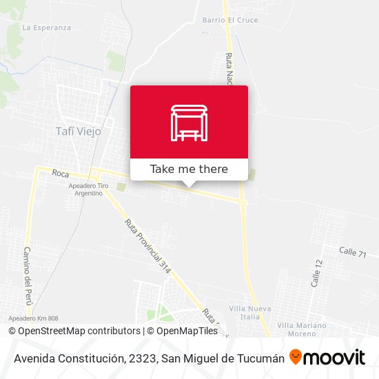 Avenida Constitución, 2323 map