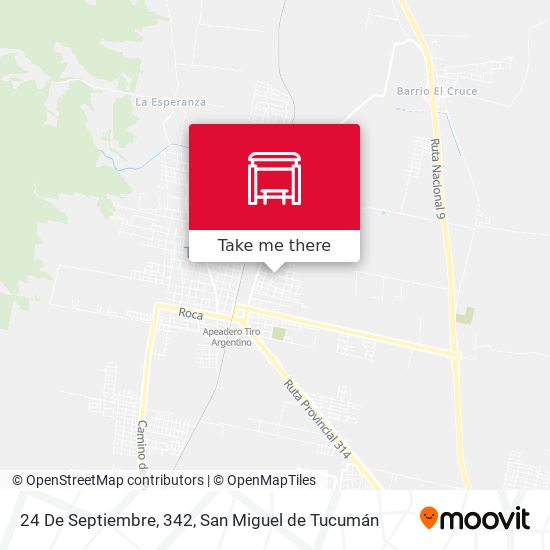 24 De Septiembre, 342 map