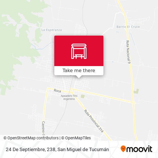 24 De Septiembre, 238 map