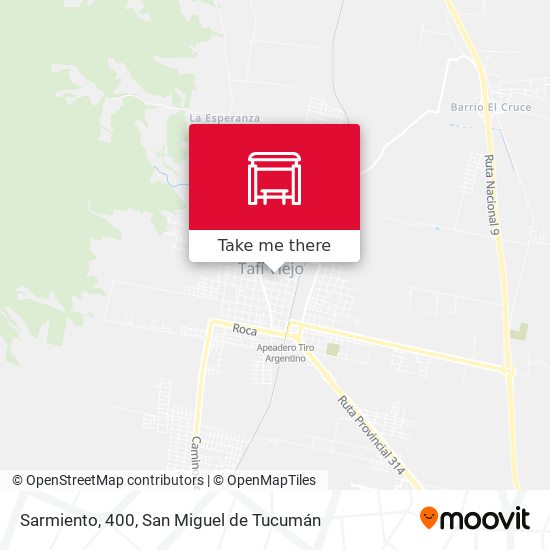 Mapa de Sarmiento, 400
