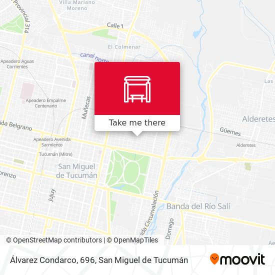 Mapa de Álvarez Condarco, 696