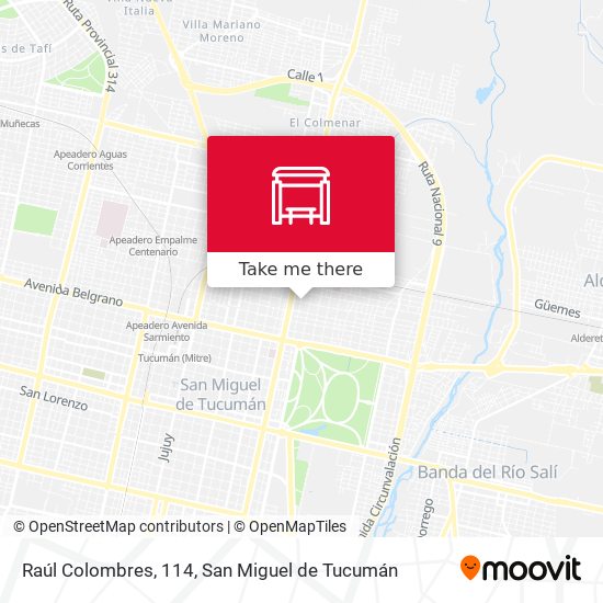 Raúl Colombres, 114 map