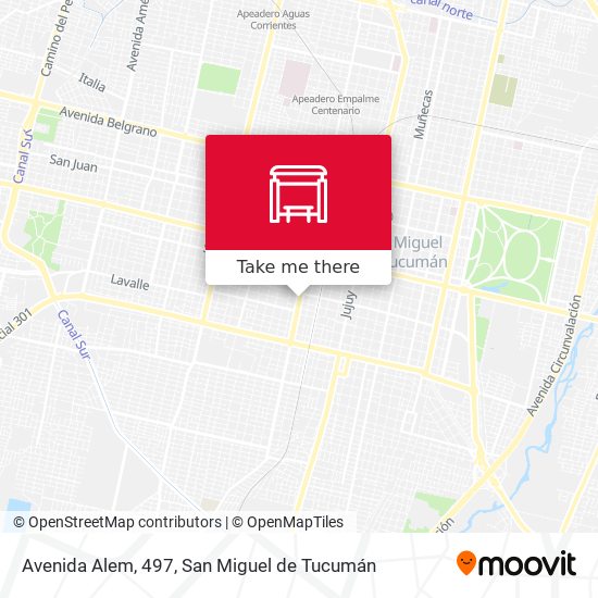 Avenida Alem, 497 map