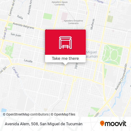 Avenida Alem, 508 map