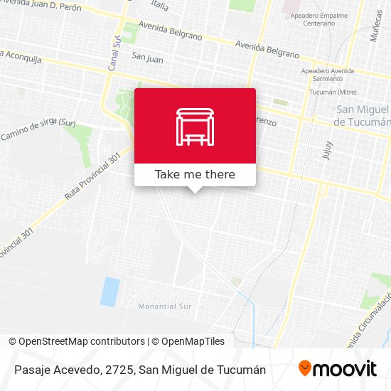 Pasaje Acevedo, 2725 map