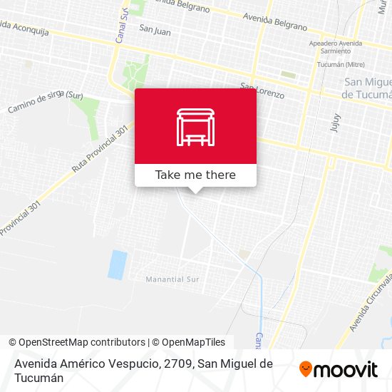 Avenida Américo Vespucio, 2709 map