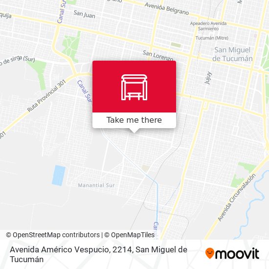Avenida Américo Vespucio, 2214 map