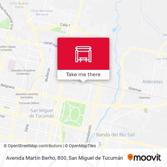 Avenida Martín Berho, 800 map