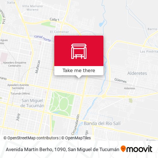 Avenida Martín Berho, 1090 map