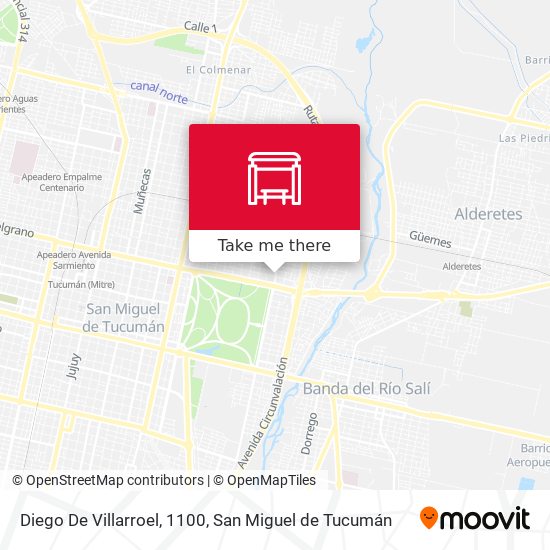 Mapa de Diego De Villarroel, 1100