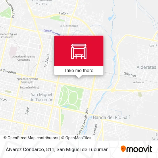 Álvarez Condarco, 811 map