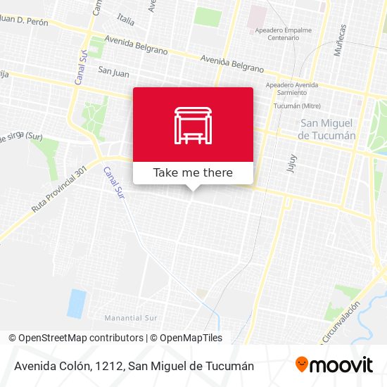 Avenida Colón, 1212 map