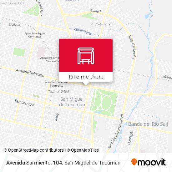Avenida Sarmiento, 104 map