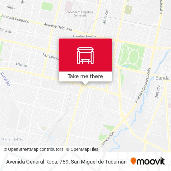 Avenida General Roca, 759 map