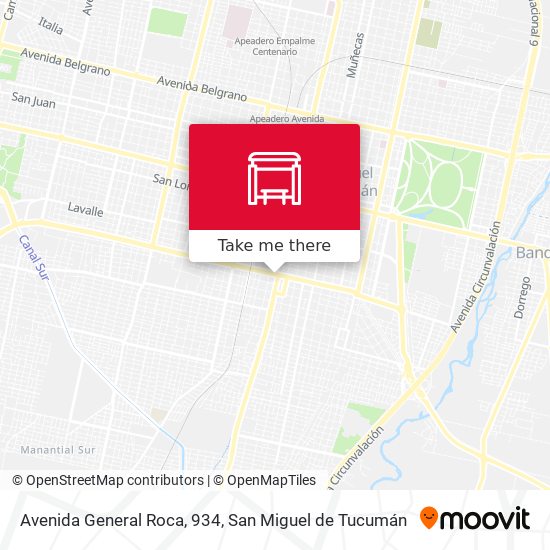 Avenida General Roca, 934 map