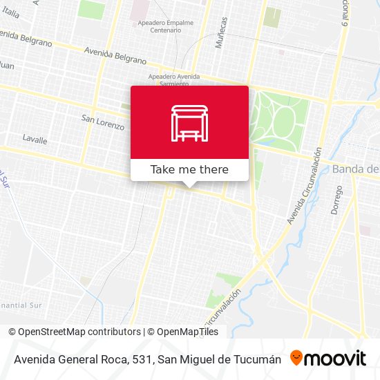 Avenida General Roca, 531 map