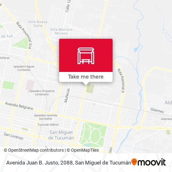 Avenida Juan B. Justo, 2088 map
