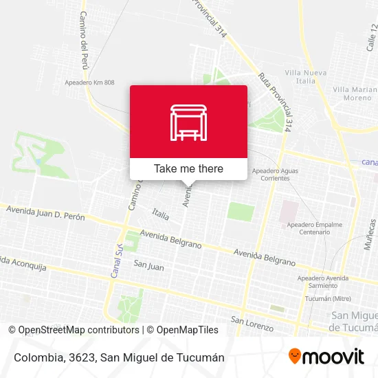 Mapa de Colombia, 3623
