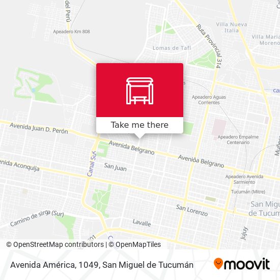 Avenida América, 1049 map