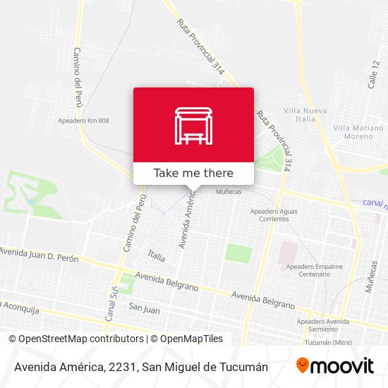 Avenida América, 2231 map