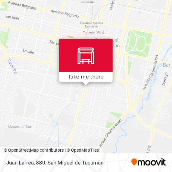 Juan Larrea, 880 map