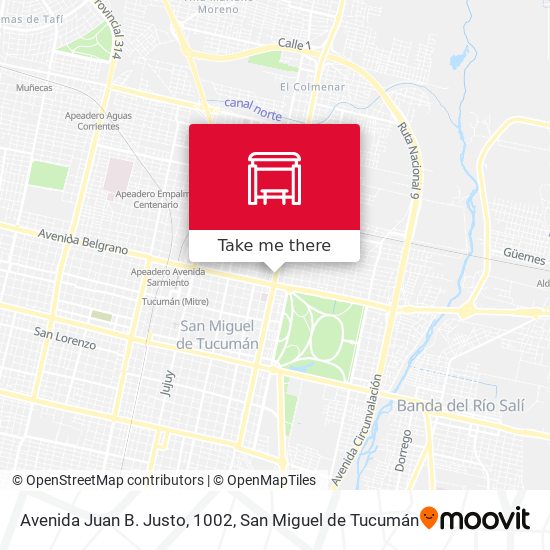 Avenida Juan B. Justo, 1002 map