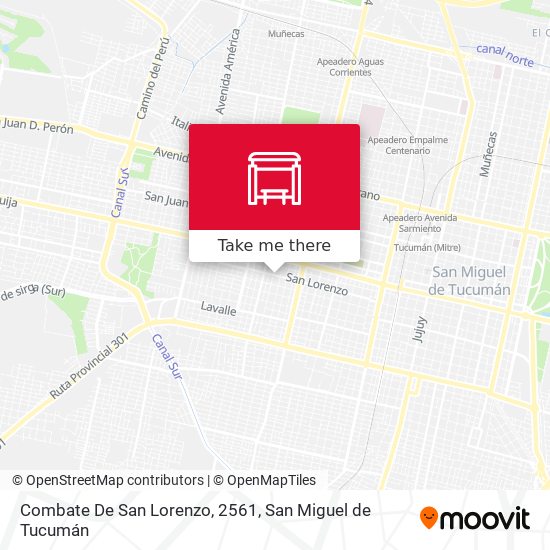 Mapa de Combate De San Lorenzo, 2561
